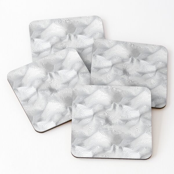 Item preview, Black and White Flowing Lines designed and sold by MidArtForge.