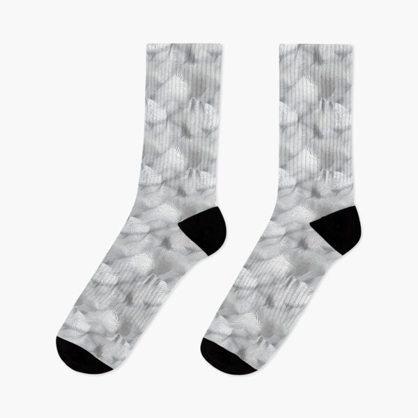 Item preview, Black and White Flowing Lines designed and sold by MidArtForge.