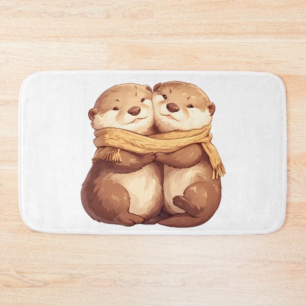 Item preview, Cute Cuddling Otters  designed and sold by StickySparkle.