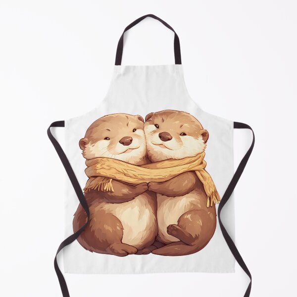 Item preview, Cute Cuddling Otters  designed and sold by StickySparkle.