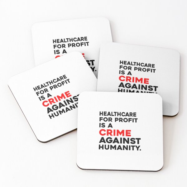 Item preview, Healthcare For Profit Is A Crime Against Humanity designed and sold by vintagearttee.