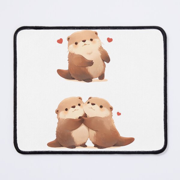 Item preview, Cute Cuddling Otters  designed and sold by StickySparkle.