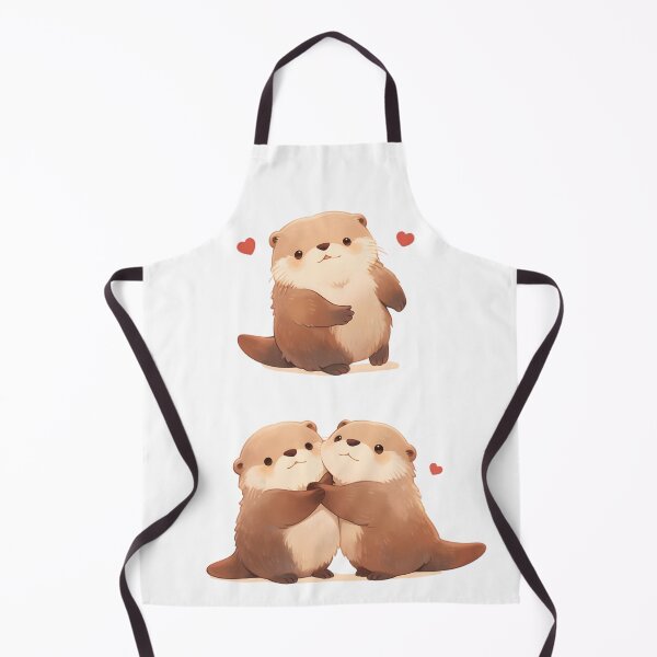 Item preview, Cute Cuddling Otters  designed and sold by StickySparkle.