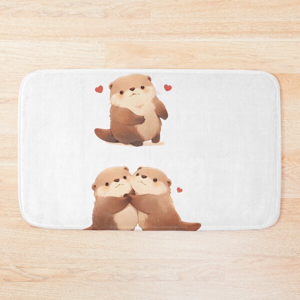 Item preview, Cute Cuddling Otters  designed and sold by StickySparkle.