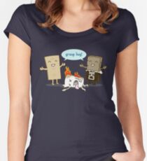 Funny S'mores - GROUP HUG! Women's Fitted Scoop T-Shirt