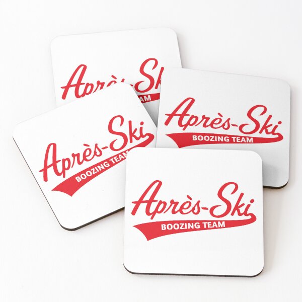 Item preview, Après-Ski – Boozing Team (Lettering / Apres Ski / Red) designed and sold by MrFaulbaum.