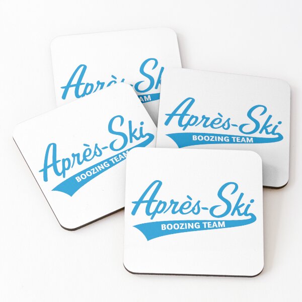 Item preview, Après-Ski – Boozing Team (Lettering / Apres Ski / Blue) designed and sold by MrFaulbaum.