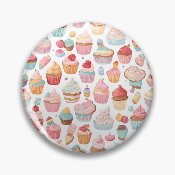 Item preview, Sweet Cupcake Art | Pastel Bakery Pattern | Dessert Lover Design designed and sold by Epic--Art.