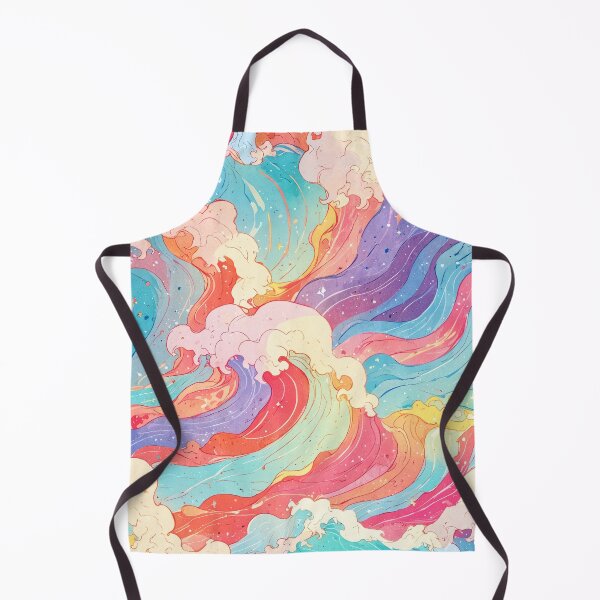 Item preview, Rainbow Seafoam Pastel Waves designed and sold by CriaCreative.