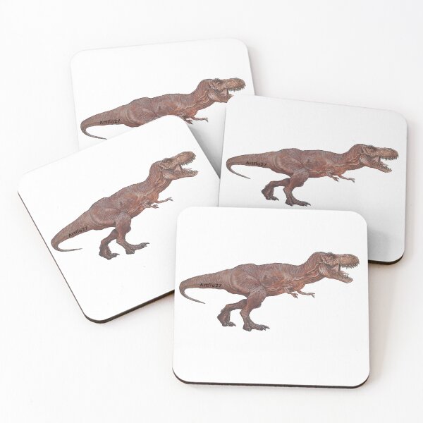 Artikelvorschau, König der Dinosaurier, weißer Hintergrund entworfen und verkauft von Artflo27.
