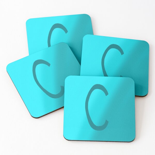 Item preview, Teal C with Gradient Background designed and sold by MusicQueen17.
