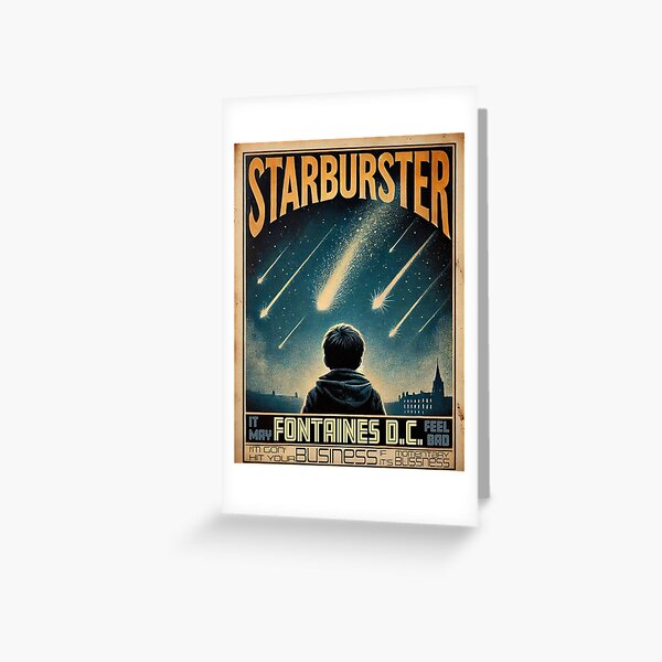 Item preview, Starburster: Fontaines D.C. designed and sold by Wanderdreaming.