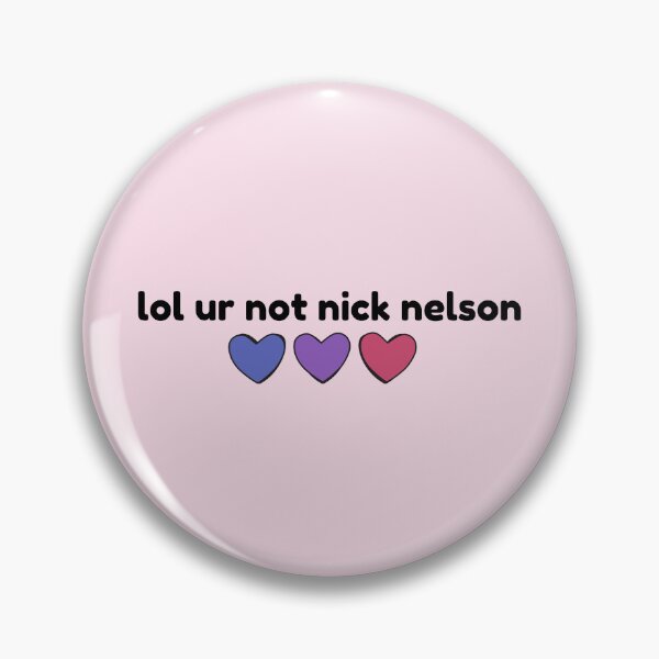 Item preview, Nick Nelson Bi Flag Colors, lol ur not designed and sold by baranskini.