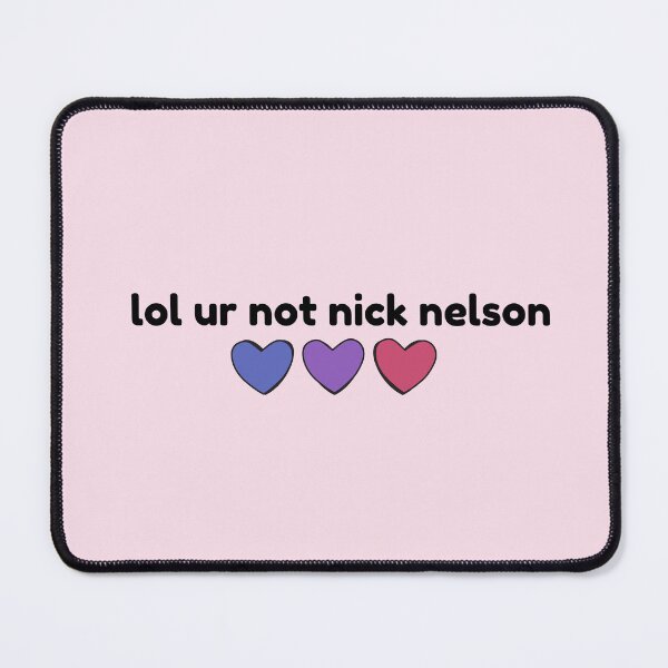 Item preview, Nick Nelson Bi Flag Colors, lol ur not designed and sold by baranskini.
