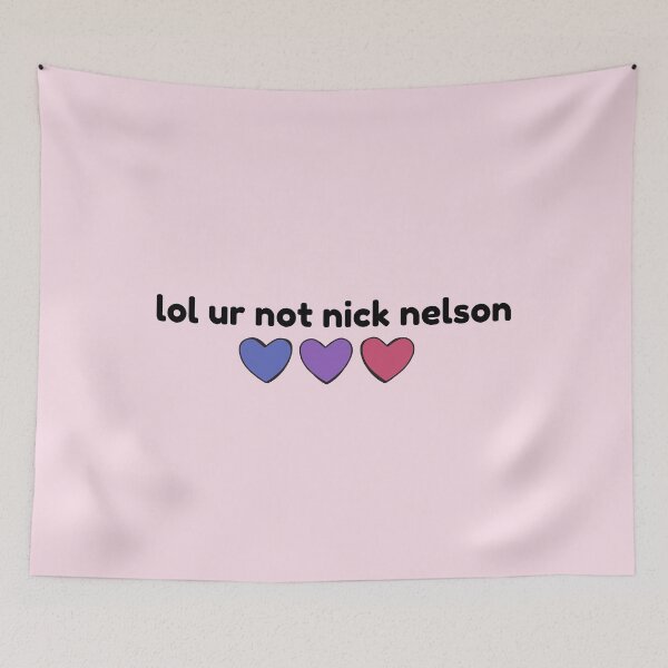 Item preview, Nick Nelson Bi Flag Colors, lol ur not designed and sold by baranskini.