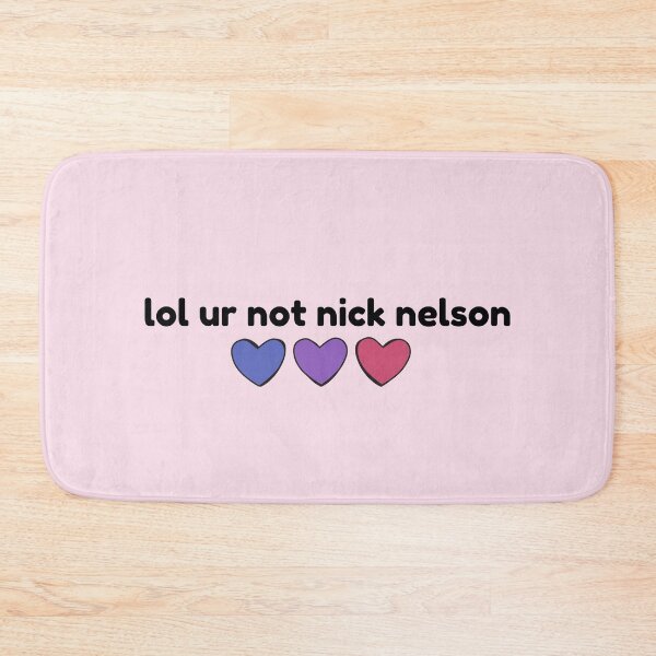 Item preview, Nick Nelson Bi Flag Colors, lol ur not designed and sold by baranskini.