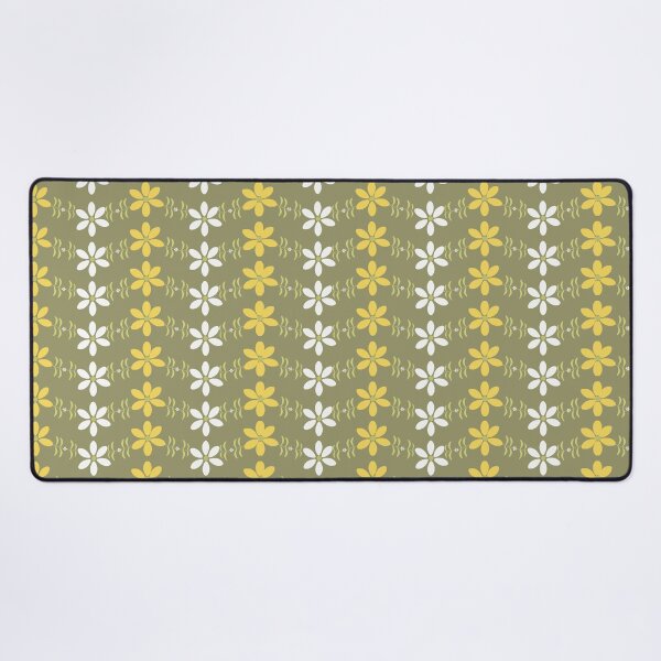 Item preview, Yellow and White Flower Pattern designed and sold by Andrew  Hitchen.