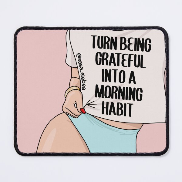 Item preview, Turn being grateful into a morning habit by Sasa Elebea designed and sold by Sabrina Brugmann.