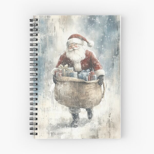 Item preview, Festive Santa Claus in Traditional Winter Landscape designed and sold by Piotrek0001.
