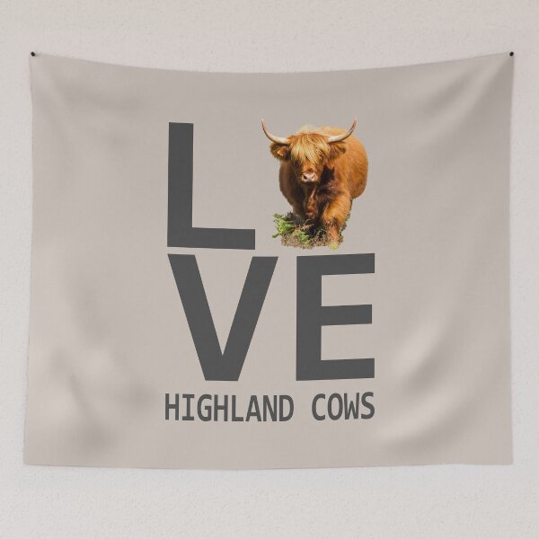 Item preview, LOVE Highland Cows II designed and sold by Jane Stanley Photography.