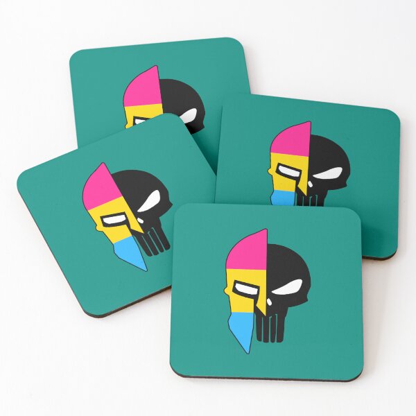 Item preview, Pansexual Warrior Skull – Bold LGBTQ+ Pride Design designed and sold by Thehighhippo.
