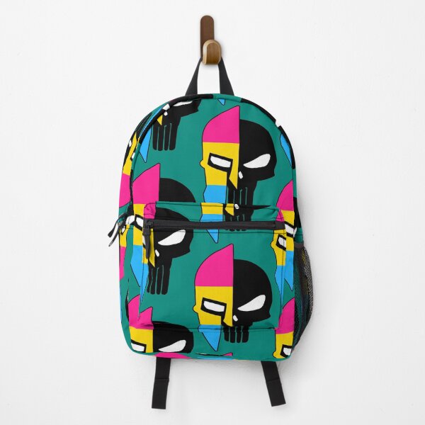 Item preview, Pansexual Warrior Skull – Bold LGBTQ+ Pride Design designed and sold by The High Hippo.