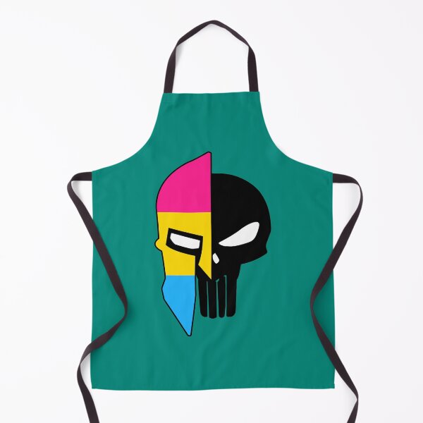 Item preview, Pansexual Warrior Skull – Bold LGBTQ+ Pride Design designed and sold by The High Hippo.