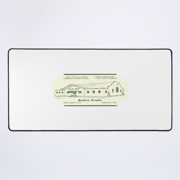 Item preview, Roller Frolic Burlington Washington Roller Skating Rink Sticker Decal Label designed and sold by tislord.