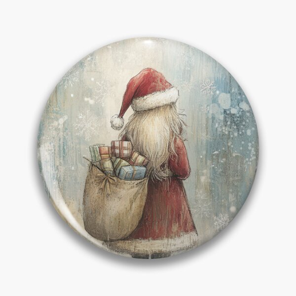 Item preview, Santa Claus in a Festive Snowy Wonderland designed and sold by Piotrek0001.