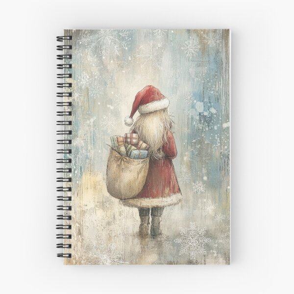 Item preview, Santa Claus in a Festive Snowy Wonderland designed and sold by Piotrek0001.