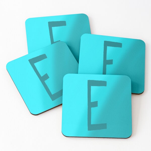 Item preview, Teal E with Gradient Background designed and sold by MusicQueen17.