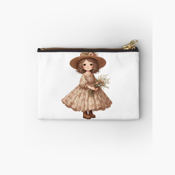 Item preview, A0587 Country Flower Girl – Rustic Chic Figurine, Perfect for Nature Lovers, Floral-Themed Decor, Charming Collectible and Thoughtful Gift designed and sold by angieart68.