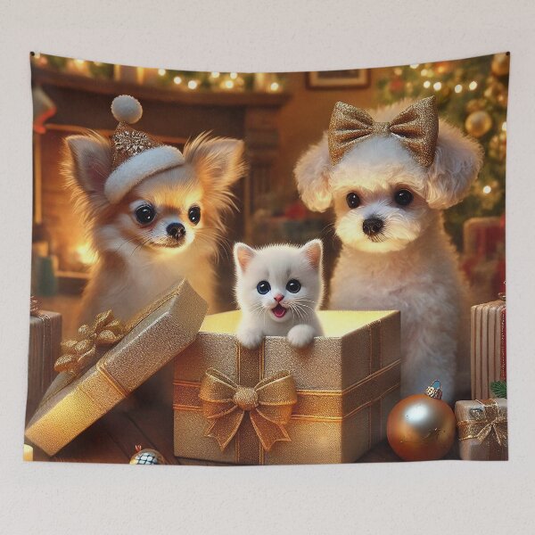 Item preview, A Pawsome Christmas Surprise designed and sold by DeenaDee.
