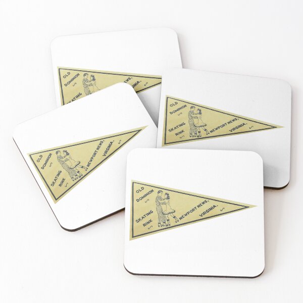 Item preview, Old Dominion Skating Rink Newport News Virginia Roller Skating Rink Sticker Decal Label designed and sold by tislord.