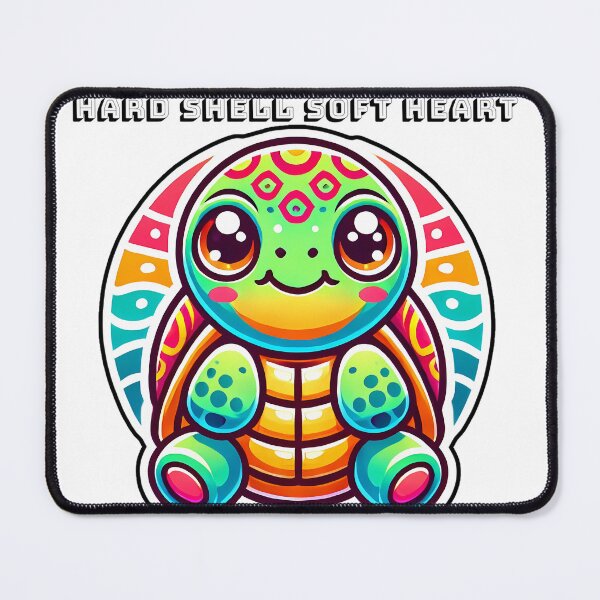 Item preview, Hard Shell Soft Heart Cute Turtle designed and sold by JennyFinns.