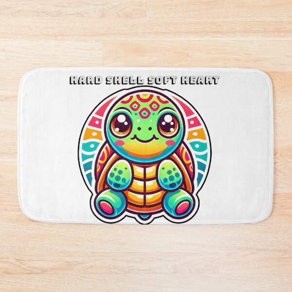 Item preview, Hard Shell Soft Heart Cute Turtle designed and sold by JennyFinns.