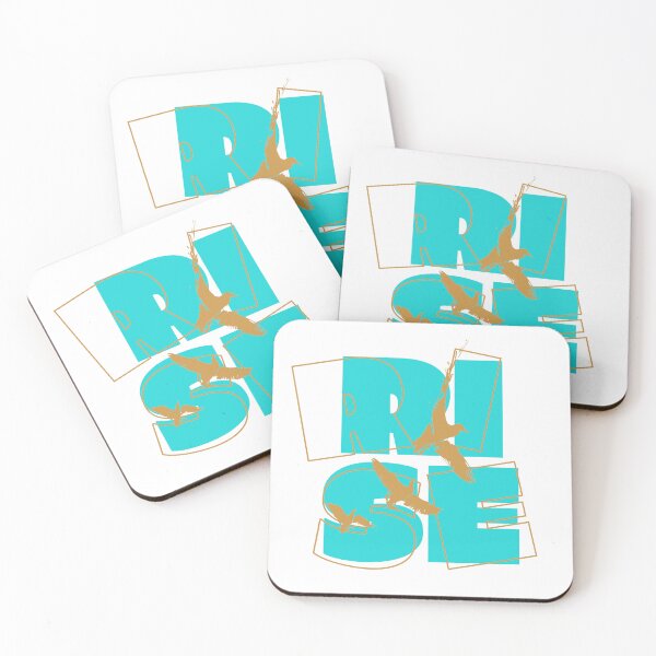 Item preview, Rise Word Design - Cool Square Typography Art designed and sold by CyberWindow.