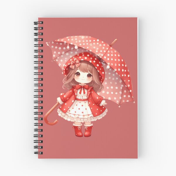 Item preview, A0590 Little Girl in Red Raincoat – Charming Collectible Figurine, Whimsical Rain-Themed Decor, Perfect Gift for Nature and Art Lovers designed and sold by angieart68.