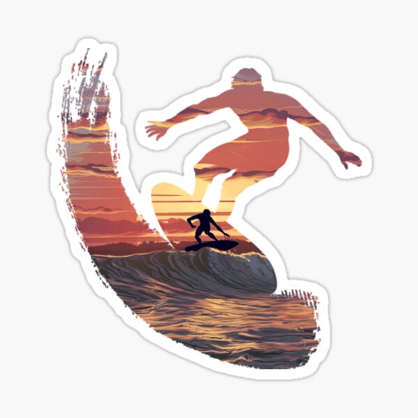 Aperçu de l'œuvre Le surfeur le plus ensoleillé d'Uluwatu créée et vendue par NextDoorShoop.
