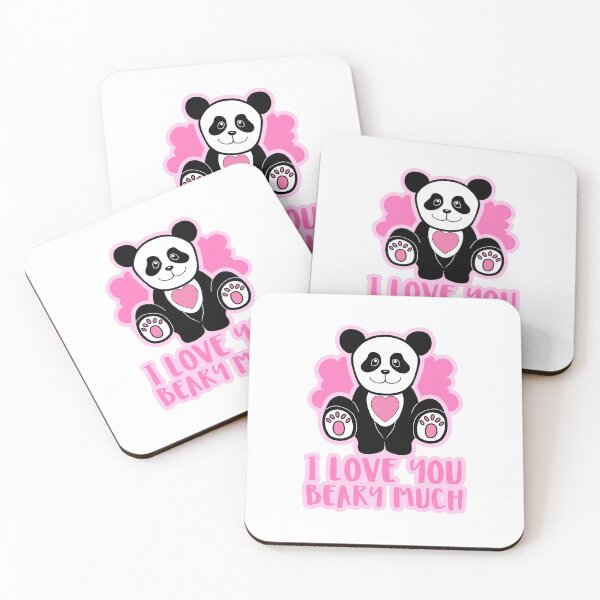 Item preview, Cute Panda Bear Valentine Pun- designed and sold by Sartoris Art.