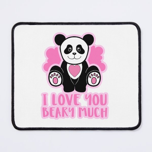 Item preview, Cute Panda Bear Valentine Pun- designed and sold by Sartoris Art.
