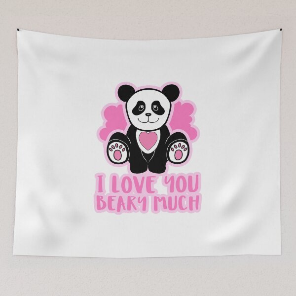 Item preview, Cute Panda Bear Valentine Pun- designed and sold by Sartoris Art.