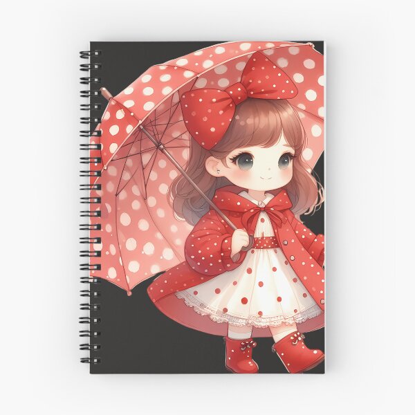 Item preview, A0590 Little Girl in Red Raincoat – Charming Collectible Figurine, Whimsical Rain-Themed Decor, Perfect Gift for Nature and Art Lovers designed and sold by angieart68.