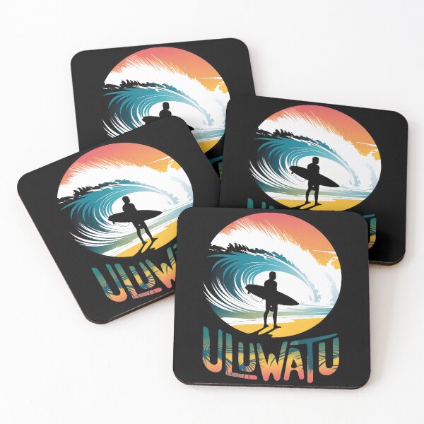 Item preview, Uluwatu sunest surfer designed and sold by NextDoorShoop.