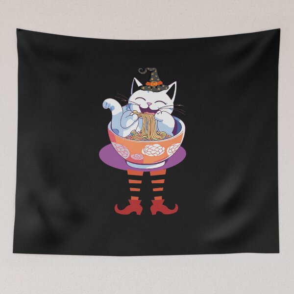 Item preview, Ramen Cat Japanese Vintage designed and sold by MarcelooArt.