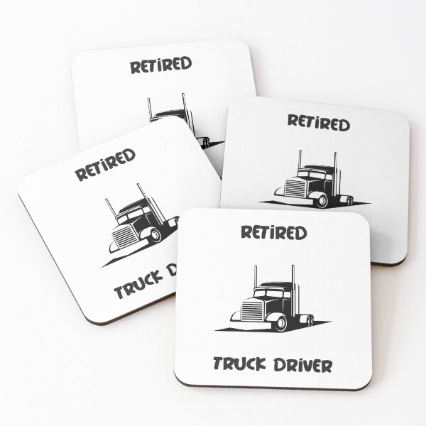 Item preview, Retired truck driver designed and sold by FirstTimeTees.