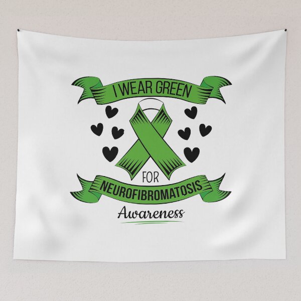 Item preview, Neurofibromatosis Awareness with Green Ribbon designed and sold by AdiApparel.