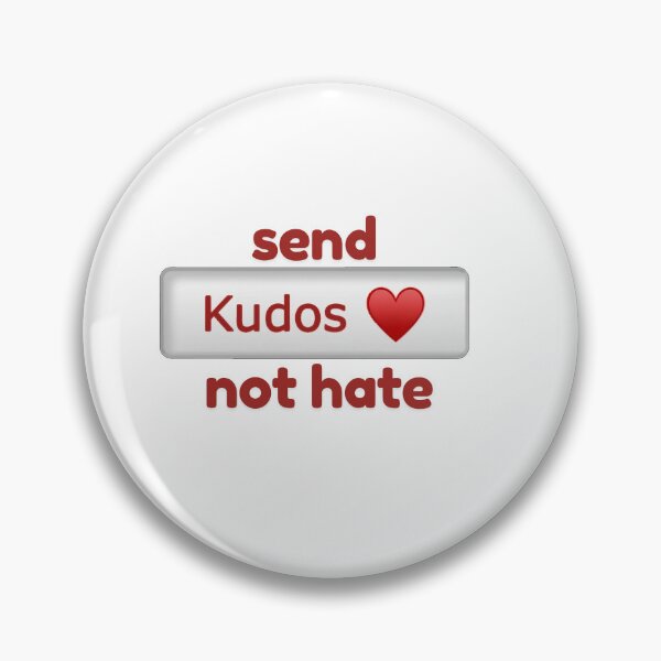 Item preview, Send kudos not hate designed and sold by baranskini.
