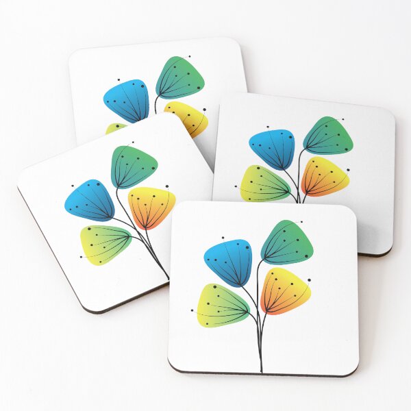 Item preview, Four-Leaf Harmony in Four Colors designed and sold by PURNOMATRA.