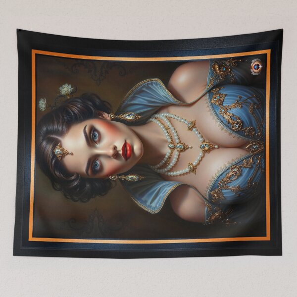 Item preview, The Timeless Glamour Of A Classical Beauty Portrait Of A Woman Stunning AI Concept Art by Xzendor7 designed and sold by Xzendor7 Digital Art Creations.